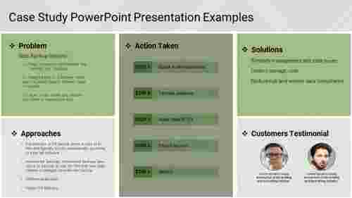 Case Study PowerPoint Presentation Examples-5-green